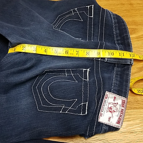 TRUE RELIGION ROCKSTAR STELLA, DARK WASH, SKINNY GIRLS JEANS 28x30 - Picture 5 of 8